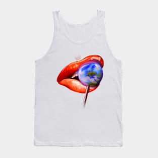 Eating the world Tank Top